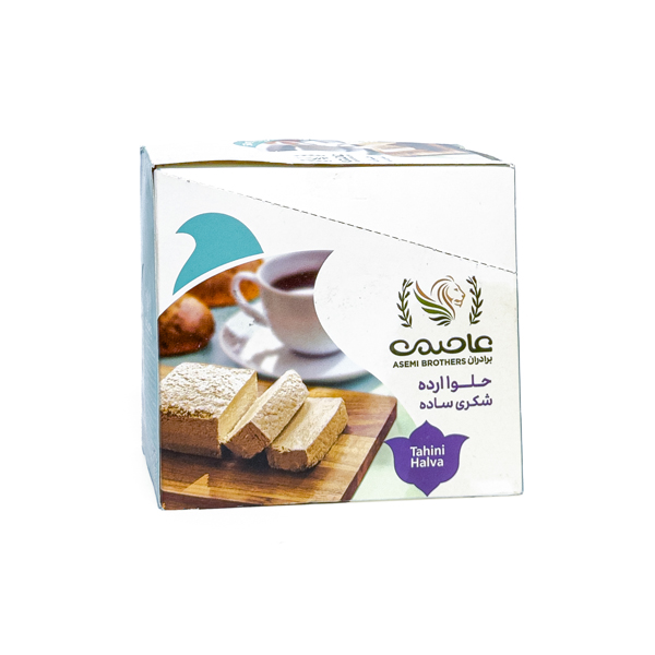 حلوا ارده شکری ۵۰ گرمی بسته ۱۲ عددی